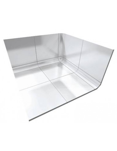 Escosia 5X25 Cerámica Blanca Brillo