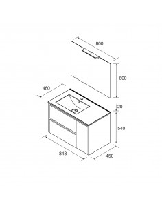 Conjunto Noja 2 cajones + 1... 2