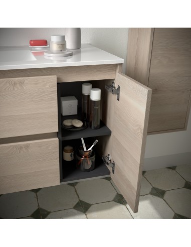 Conjunto Noja 2 cajones + 1 puerta de...