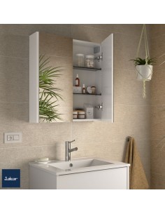 Armario 2 puertas cristal...