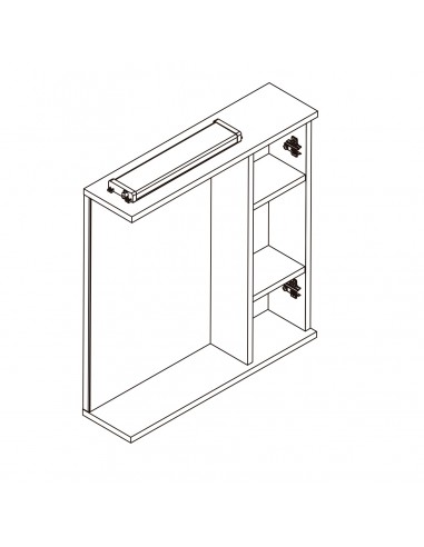 Armario LOIRA 60cm 1 puerta