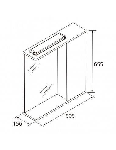 Armario LOIRA 60cm 1 puerta