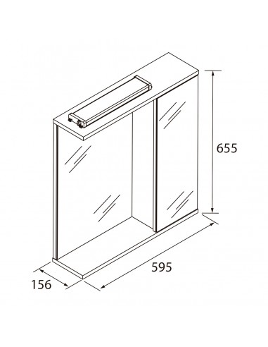 Armario LOIRA 60cm 1 puerta