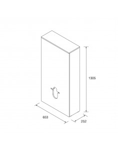 Cubre cisterna WC UNIT 2