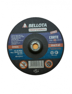 Disco abrasivo corte inox...