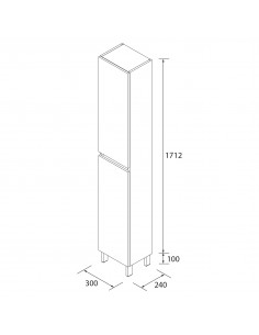 Pilar 2 puertas INFINITY 2