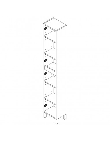 Pilar 2 puertas INFINITY