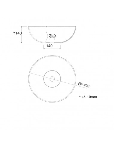 Lavabo de posar ALTIRO PORCELANA...