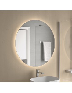 Espejo NORA circular con luz