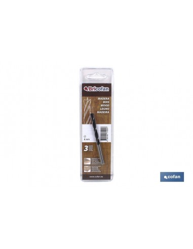 BL 1 UDS BROCA 3 PUNTAS BRICOFAN 4 mm...