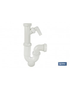 SIFÓN CURVO CON SALIDA...