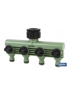 COLECTOR DE RIEGO 4 SALIDAS...