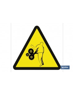 SEÑAL ADHESIVA 105X105MM....