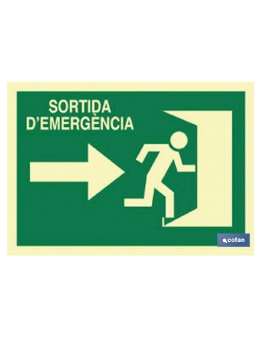 SEÑAL LUMINISCENTE 297X210MM. (PACK:...