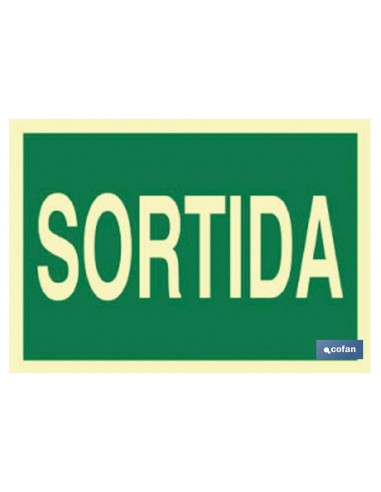 SEÑAL LUMINISCENTE 297X210MM. (PACK:...