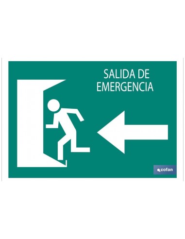 SEÑAL LUMINISCENTE 210X148MM. (PACK:...