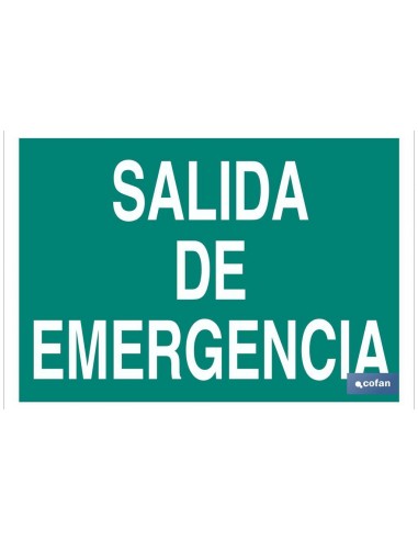 SEÑAL LUMINISCENTE 210X148MM. (PACK:...