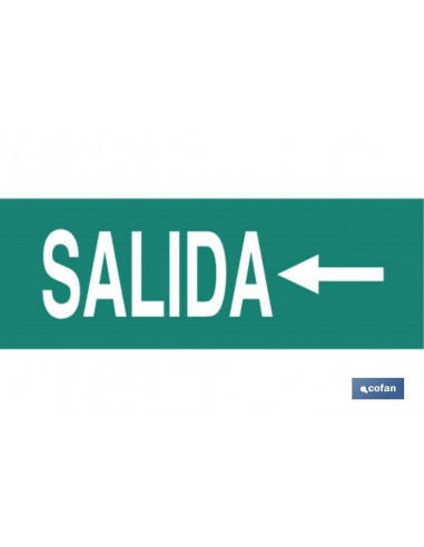 SEÑAL LUMINISCENTE 400X100MM. (PACK:...