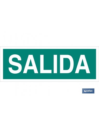 SEÑAL LUMINISCENTE 400X100MM. (PACK:...