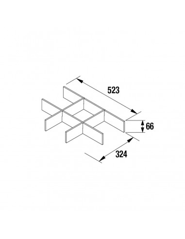 Organizador de cajón inferior