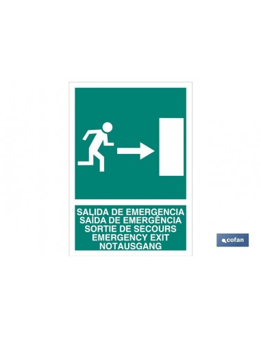 SEÑAL LUMINISCENTE 297X210MM. (PACK:...