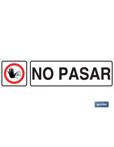 SEÑAL GLASSPACK ADHESIVA 250X62MM....