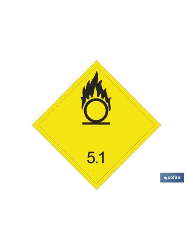 SEÑAL ADHESIVA MAT. PELIGROSAS...