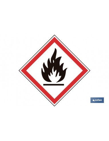 SEÑAL ADHESIVA MAT. PELIGROSAS...