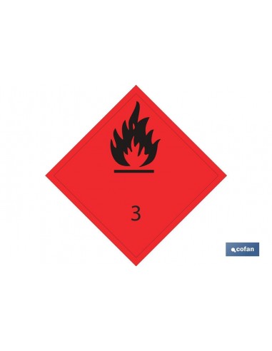 SEÑAL ADHESIVA MAT. PELIGROSAS...