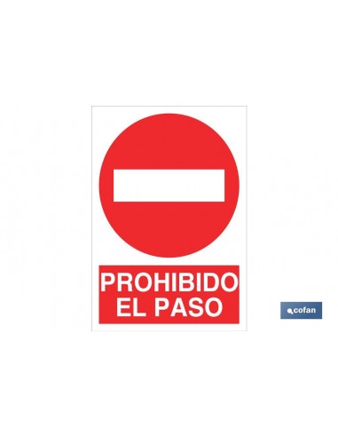 SEÑAL POLIESTIRENO 420X297MM. (PACK:...