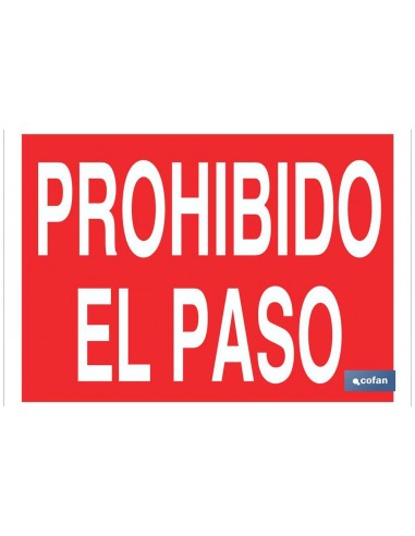 SEÑAL  POLIESTIRENO 297X210MM (PACK:...