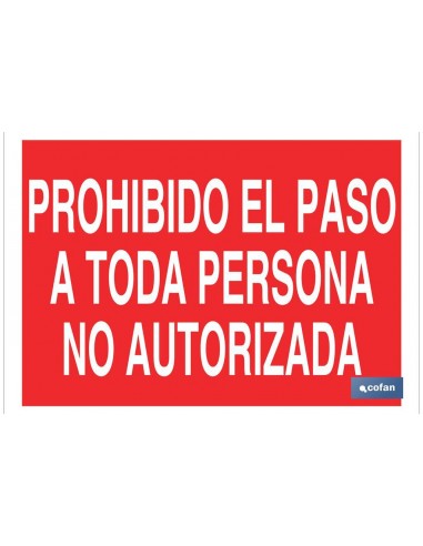 SEÑAL POLIESTIRENO 420X297MM (PACK: 1...