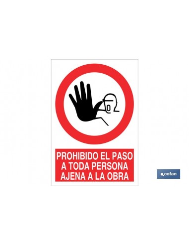 SEÑAL POLIESTIRENO 420X297MM. (PACK:...