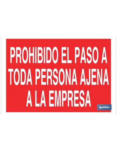 SEÑAL POLIESTIRENO 297X210MM (PACK: 1...