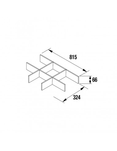 Organizador de cajón inferior