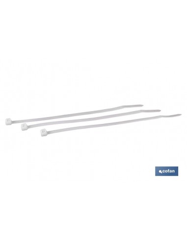 BRIDAS NYLON BLANCO 3,6 X 140 mm...