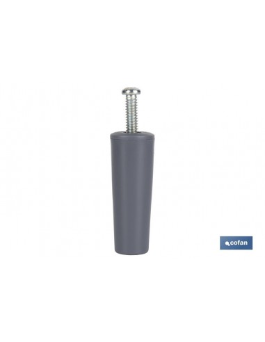 TOPE PERSIANA 60 MM GRIS CON TORNILLO...