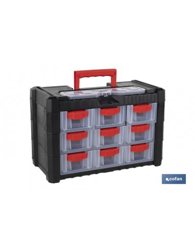 ARMARIO 9 GAVETAS 400 X 200 X 260 MM...