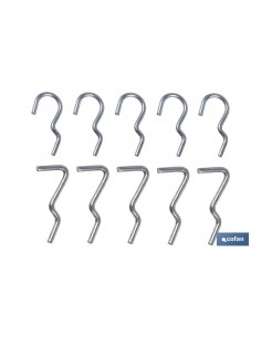 SET 10 GANCHOS SIMPLES PARA...