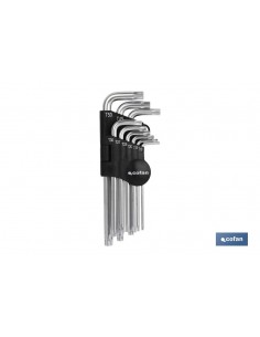 JGO 9 LLAVES ACODADAS TORX...