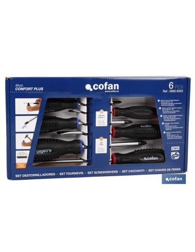SET DESTORNILLADORES 6 PCS. SERIE...