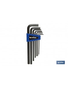 SET LLAVES HEXAG. 7 Uds....