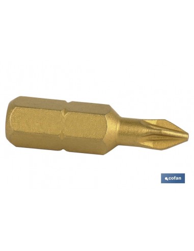 PUNTA DE TITANIO 1/4 50 MM PZ-2 VENTA...