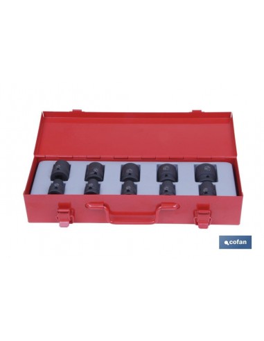 ESTUCHE 10 VASOS DE IMPACTO 1/2"...