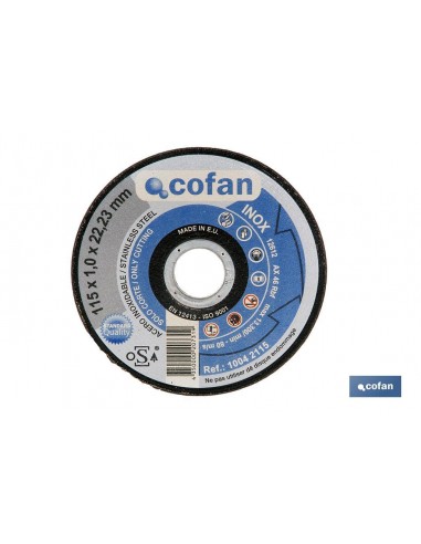DISCO CORTE - 115X1,0X22,23 METAL...