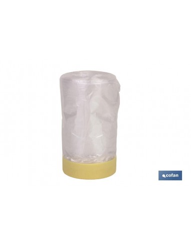 ROLLO CINTA CREPE + PLÁSTICO 80°...