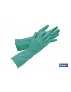 GUANTE NITRILO VERDE S/SOP....