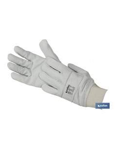 GUANTE AJUSTABLE PIEL FLOR...