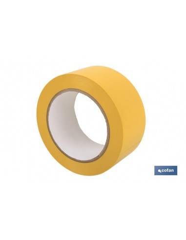 CINTA ADHESIVA PVC  AMARILLA 33METROS...