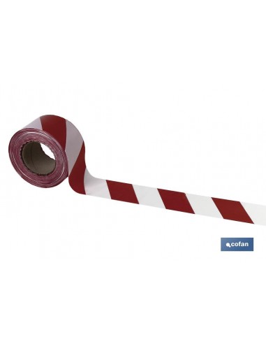 CINTA BALIZAM. ROJA/BLANCA  80MM X...